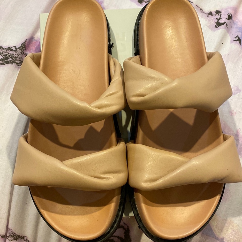 Nude sandals